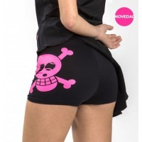 PALETTE de vêtements jupe juste dix Marenka noir Fuchsia