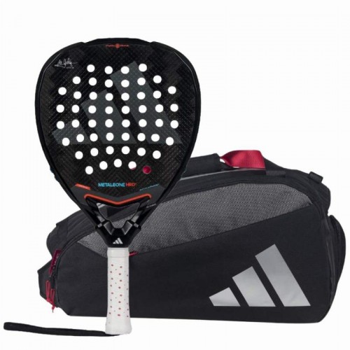 Pack Adidas Ale Galan Metalbone HRD+ 3.4 2025 com Saco De Raquete De Padel