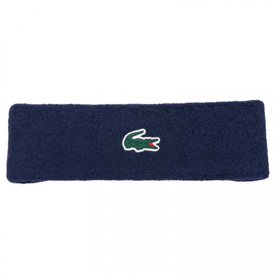 Bandana Lacoste bleu marine  Offre - Pas cher