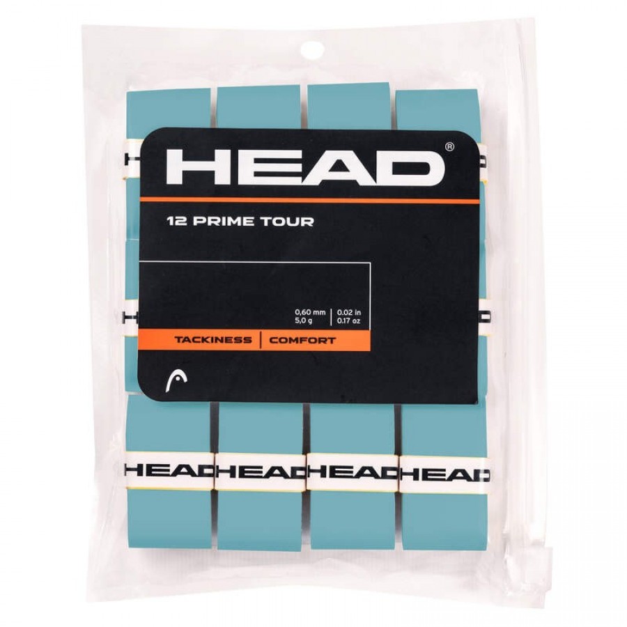 Blister Overgrips Head Prime Tour Azul 12 Unidades
