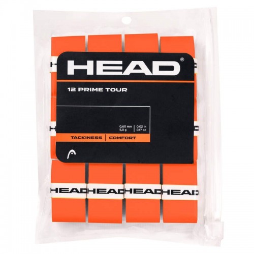 Blister Overgrips Head Prime Tour Naranja 12 Unidades