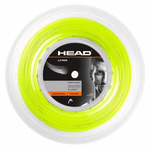Bobina Cordaje 200m Head Lynx 1,30mm Amarillo Bobina Cordaje 200m Head Lynx 1,30mm Amarillo