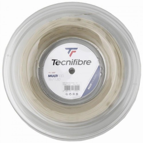 Bobina Cordaje 200m Tecnifibre Multifeel 1,30mm Natural Bobina Cordaje 200m Tecnifibre Multifeel 1,30mm Natural