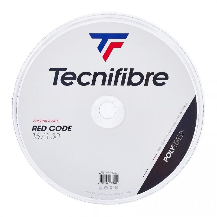 Moulinet Cordaje 200m Tecnifibre Red Code 1,30mm  Offre - Pas cher