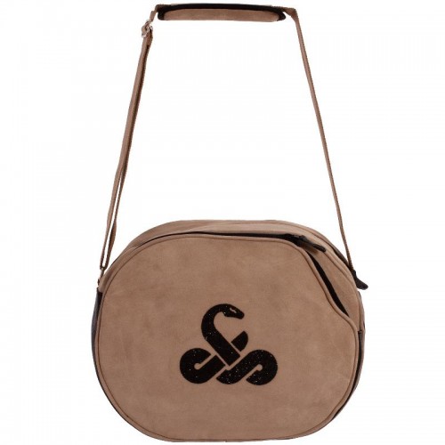 Vibora Diva Swarovski Brown Bag