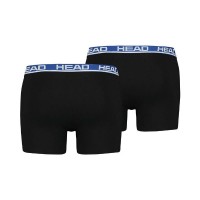 Boxers Head Basic Preto Azul 2 Unidades  Oferta + Barato