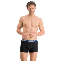 Boxers Head Basic Preto Azul 2 Unidades  Oferta + Barato