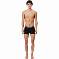 Boxers Casuais Pretos Lacoste 3 Unidades  Oferta + Barato