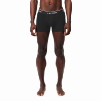 Boxers Lacoste Negro 3 Unidades  Oferta + Barato