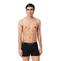 Lacoste Piqué Black Boxers 3 Units  Offer + Cheap