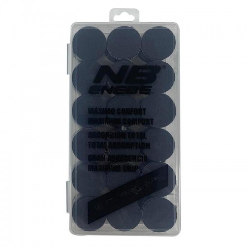 Caja Enebe 18 Overgrips Liso Negro Caja Enebe 18 Overgrips Liso Negro