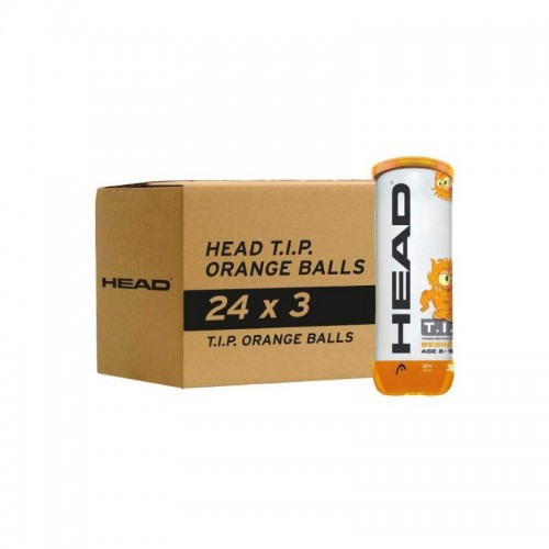 Cajon 72 Balls - 24 Boats of 3 pcs - Head T.I.P. Orange