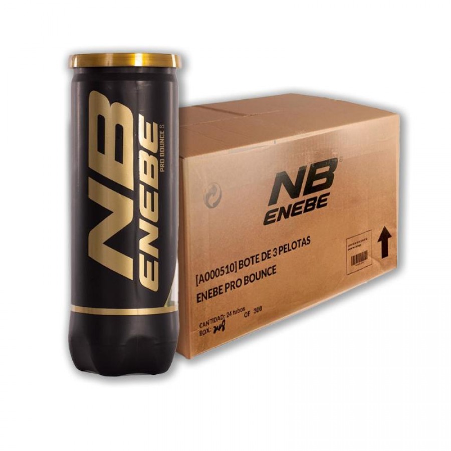 Cajon 72 Pelotas - 24 Botes de 3 uds - Enebe Pro Bounce S PADELPOINT Cajon 72 Pelotas - 24 Botes de 3 uds - Enebe Pro Bounce S