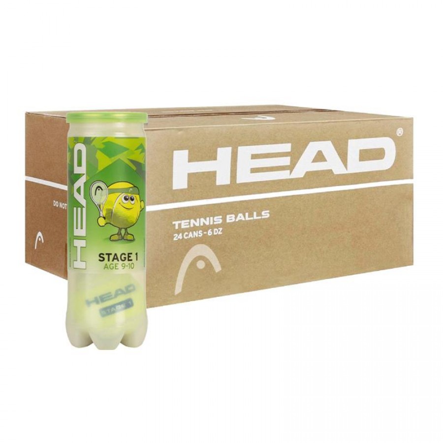 Caixa 72 Bolas - 24 Latas de 3 pecas - Head Stage 1 Verde  Oferta + Barato
