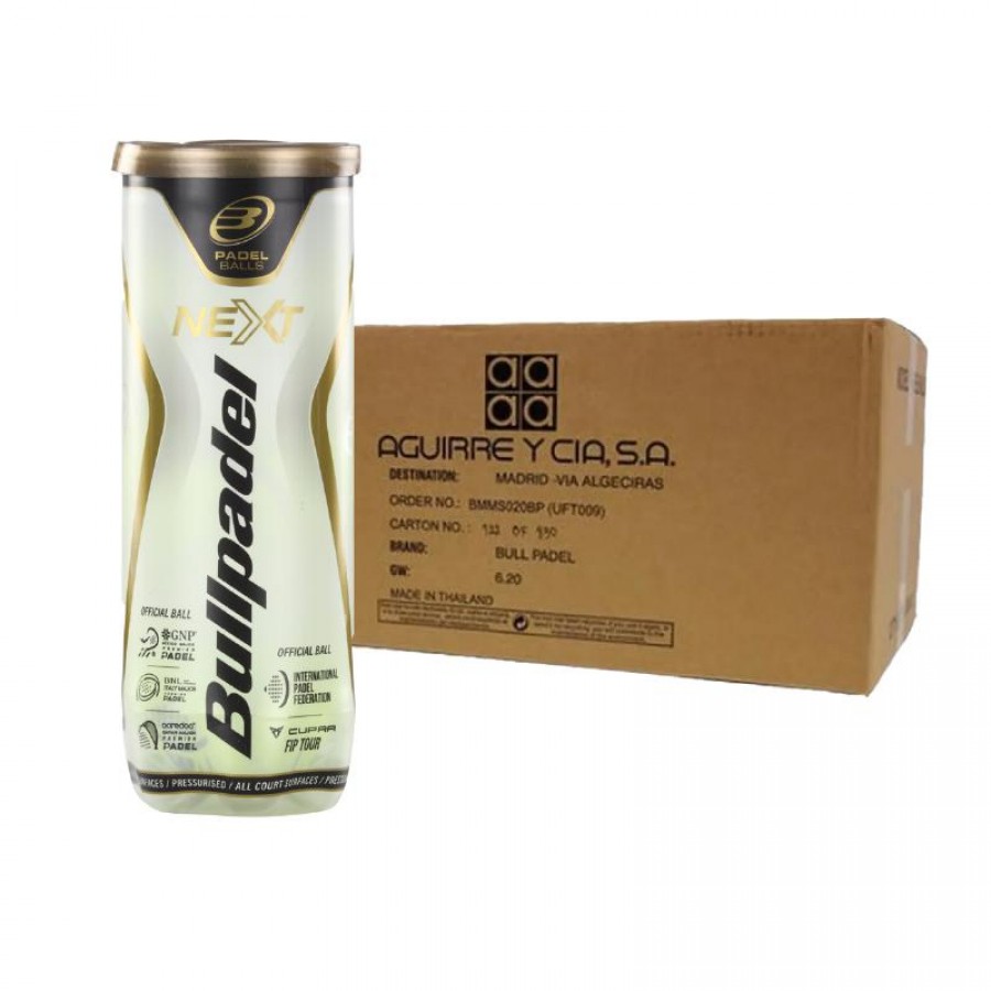 Cajon 72 Pelotas - 24 Bateaux de 3 pcs - Bullpadel FIP Suivant PADELPOINT Cajon 72 Pelotas - 24 Bateaux de 3 pcs - Bullpadel FIP Suivant