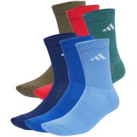 Calcetines Adidas Cushioned Crew Azul Oscuro 6 Pares  Oferta + Barato