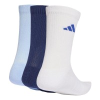Chaussettes Adidas Essentials Crew bleu marine 3 paires