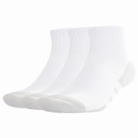Calcetines Adidas Essentials Cushioned Quarter Blanco Gris 3 Pares  Oferta + Barato