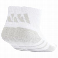 Calcetines Adidas Essentials Cushioned Quarter Blanco Gris 3 Pares  Oferta + Barato