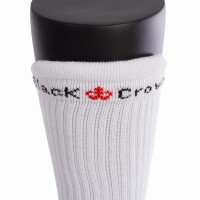 Black Crown Premium High White Socks 1 Pair  Offer + Cheap