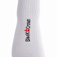 Black Crown Premium High White Socks 1 Pair  Offer + Cheap