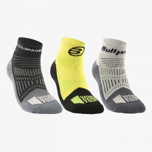 Calcetines Bullpadel WPT BP2301 3 Pares Calcetines Bullpadel WPT BP2301 3 Pares