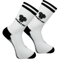 Cartri Adler High Blanc Noir Chaussettes 1 Paire  Offre - Pas cher