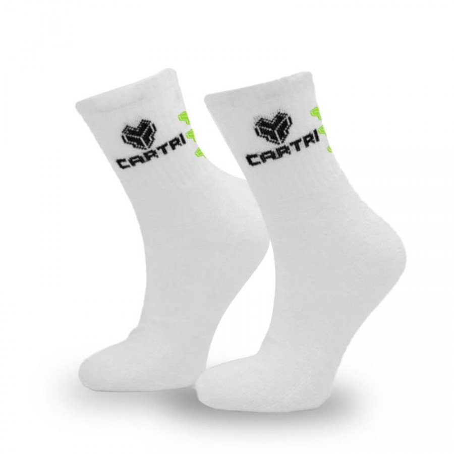 Chaussettes Cartri White 12 paires  Offre - Pas cher