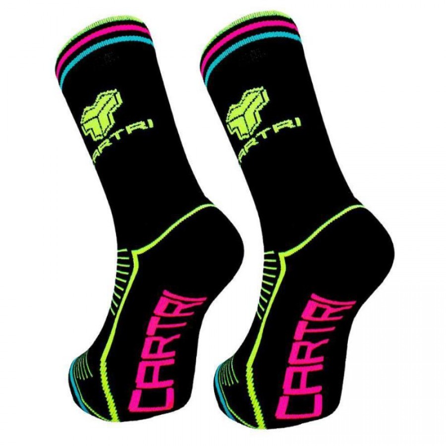 Calcetines Cartri Nerva High Negro 1 Par  Offre - Pas cher