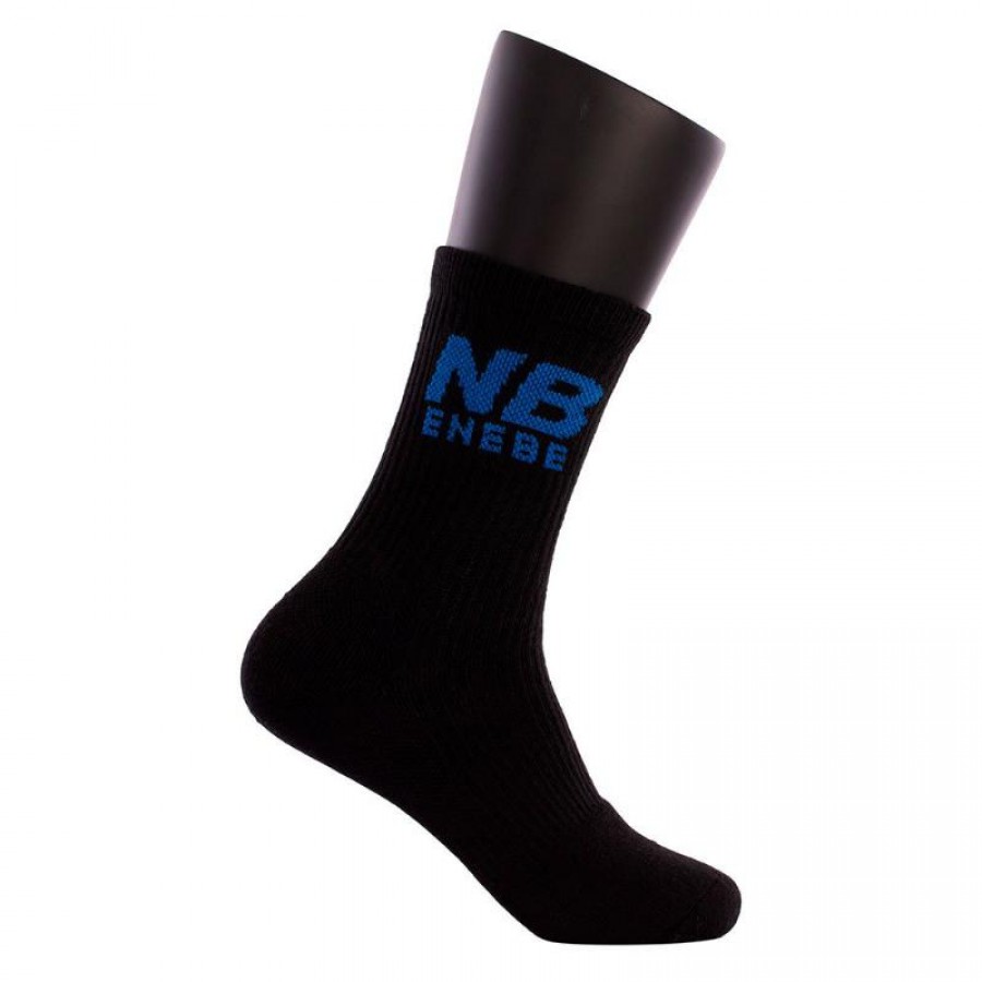 Enebe Revolution Mid-Calf Black Blue Socks 1 Pair PADELPOINT Enebe Revolution Mid-Calf Black Blue Socks 1 Pair