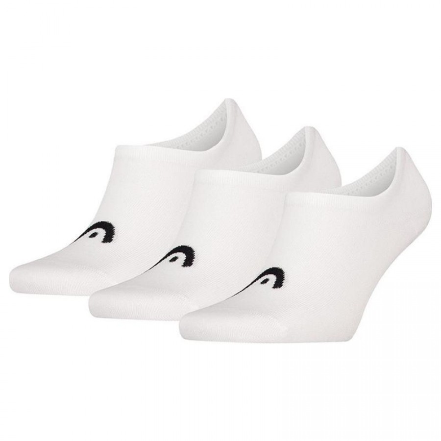 Calcetines Head All Sports Invisible Blanco 3 Pares  Oferta + Barato