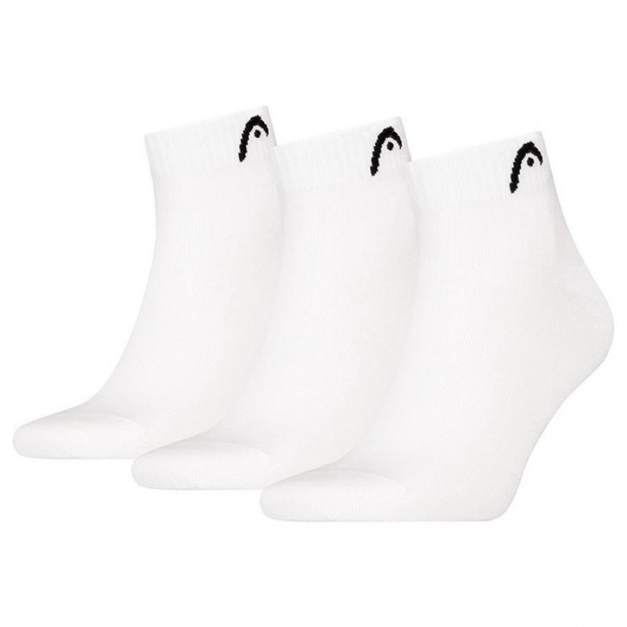 Calcetines Head All Sports Quarter Blanco 3 Pares  Offre - Pas cher