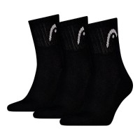 Calcetines Head All Sports Short Crew Negro 3 Pares  Offre - Pas cher