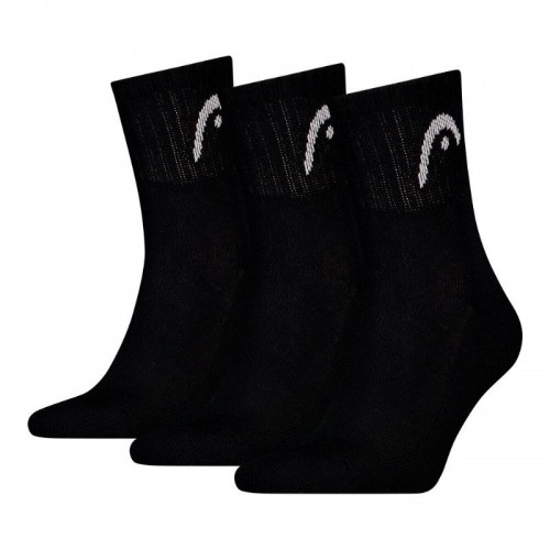 Calcetines Head All Sports Short Crew Negro 3 Pares Calcetines Head All Sports Short Crew Negro 3 Pares