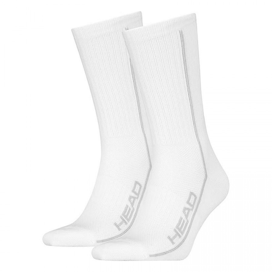 Calcetines Head Performance Crew Blanco 2 Pares  Offer + Cheap