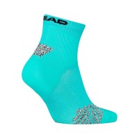 Calcetines Head Performance Padel Quarter Azul Aqua 1 Par  Oferta + Barato