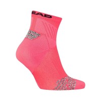 Calcetines Head Performance Padel Quarter Coral Fluor 1 Par  Offre - Pas cher