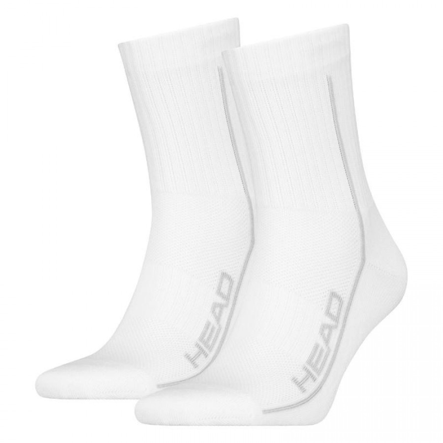 Calcetines Head Performance Short Crew Blanco 2 Pares  Offre - Pas cher