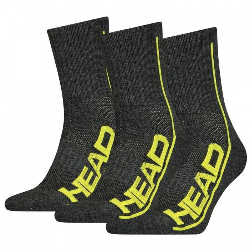 Calcetines Head Performance Short Crew Gris Lima 3 Pares Calcetines Head Performance Short Crew Gris Lima 3 Pares