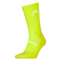 Calcetines Head Performance Tennis Crew Amarillo Fluor 1 Par  Oferta + Barato