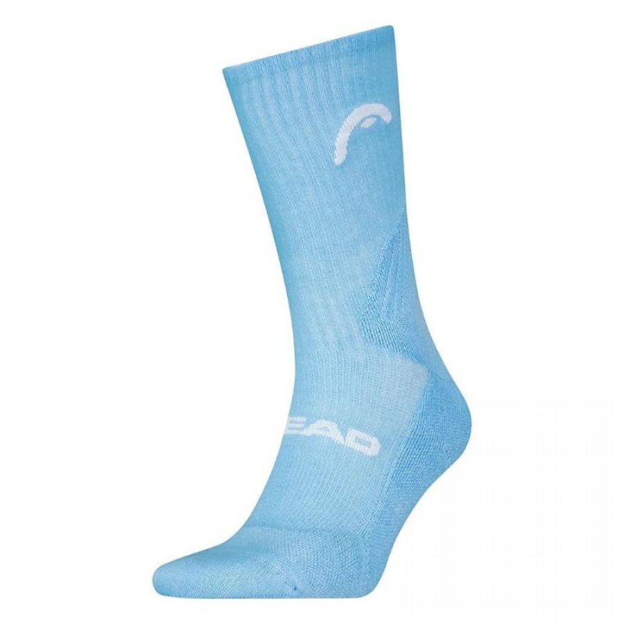 Calcetines Head Performance Tennis Crew Azul Claro 1 Par  Oferta + Barato