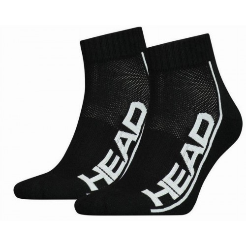 Calcetines Head Stripe Quarter Negro Blanco 2 Pares Calcetines Head Stripe Quarter Negro Blanco 2 Pares