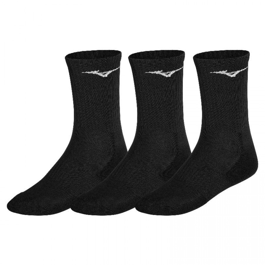 Calcetines Mizuno Training Negro 3 Pares PADELPOINT Calcetines Mizuno Training Negro 3 Pares