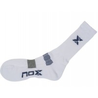 Nox White Blue Socks 1 Pair  Offer + Cheap