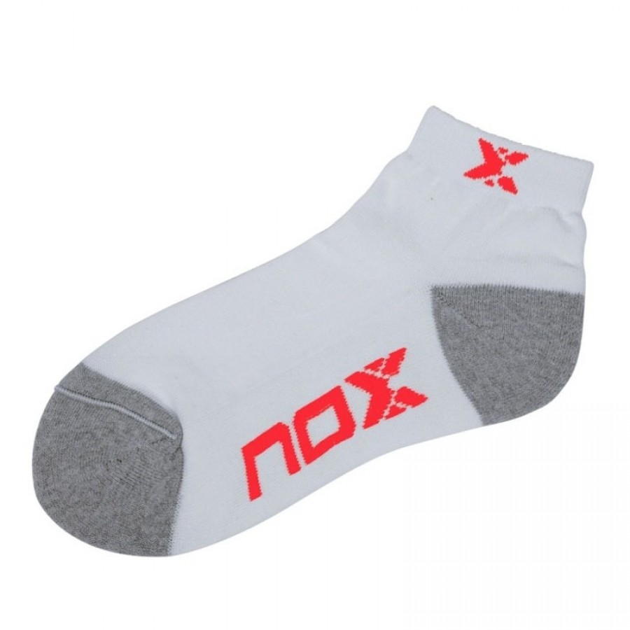 Calcetines Nox Blanco Naranja 1 Par  Oferta + Barato