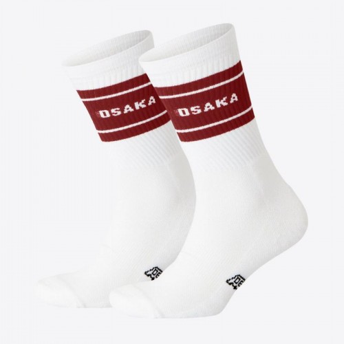 Calcetines Osaka Colourway Granate Blanco 2 Unidades Calcetines Osaka Colourway Granate Blanco 2 Unidades