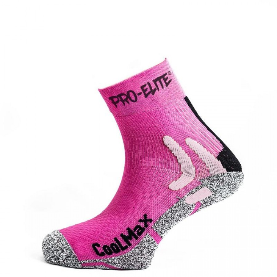 Calcetines Pro Elite Coolmax Rosa 1 Par  Oferta + Barato