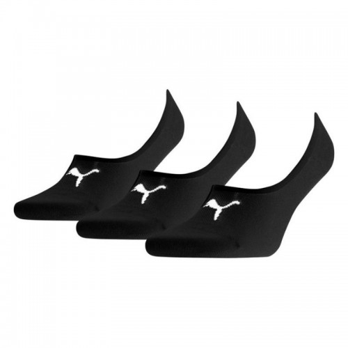 Calcetines Puma Footie Mid Cut Negro 3 pares Calcetines Puma Footie Mid Cut Negro 3 pares
