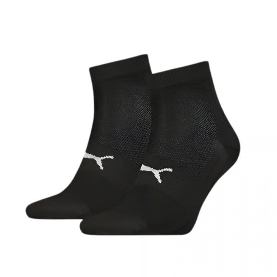Calcetina Puma Quarter Negro 2 pares  Oferta + Barato