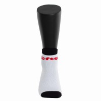 Calcetines Softee Tobilleros Blanco Negro 1 Par